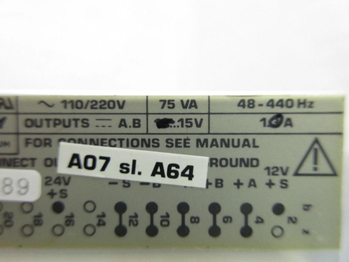 Used Philips 9415 011 38511 Power Supply PCB Card PE 1138/51U ASML PAS 5000/2500 Used