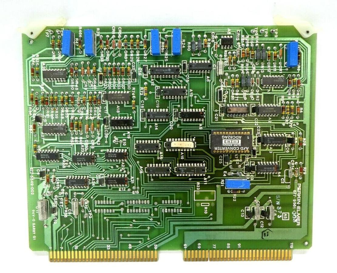 Used Perkin-Elmer 677-9561-003 A/D Converter PCB Card 677-5549-002 Untested As-Is