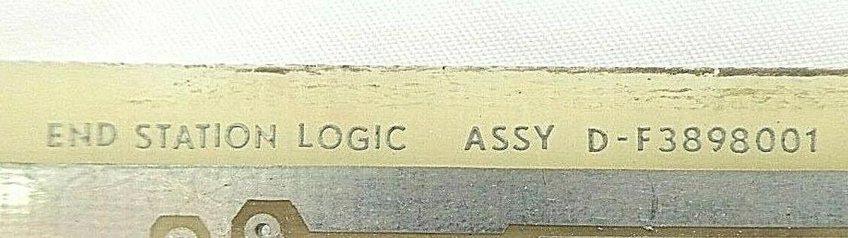 Used Varian Semiconductor VSEA D-F3898001 End Station Logic PCB Card F3898-1 Rev. B
