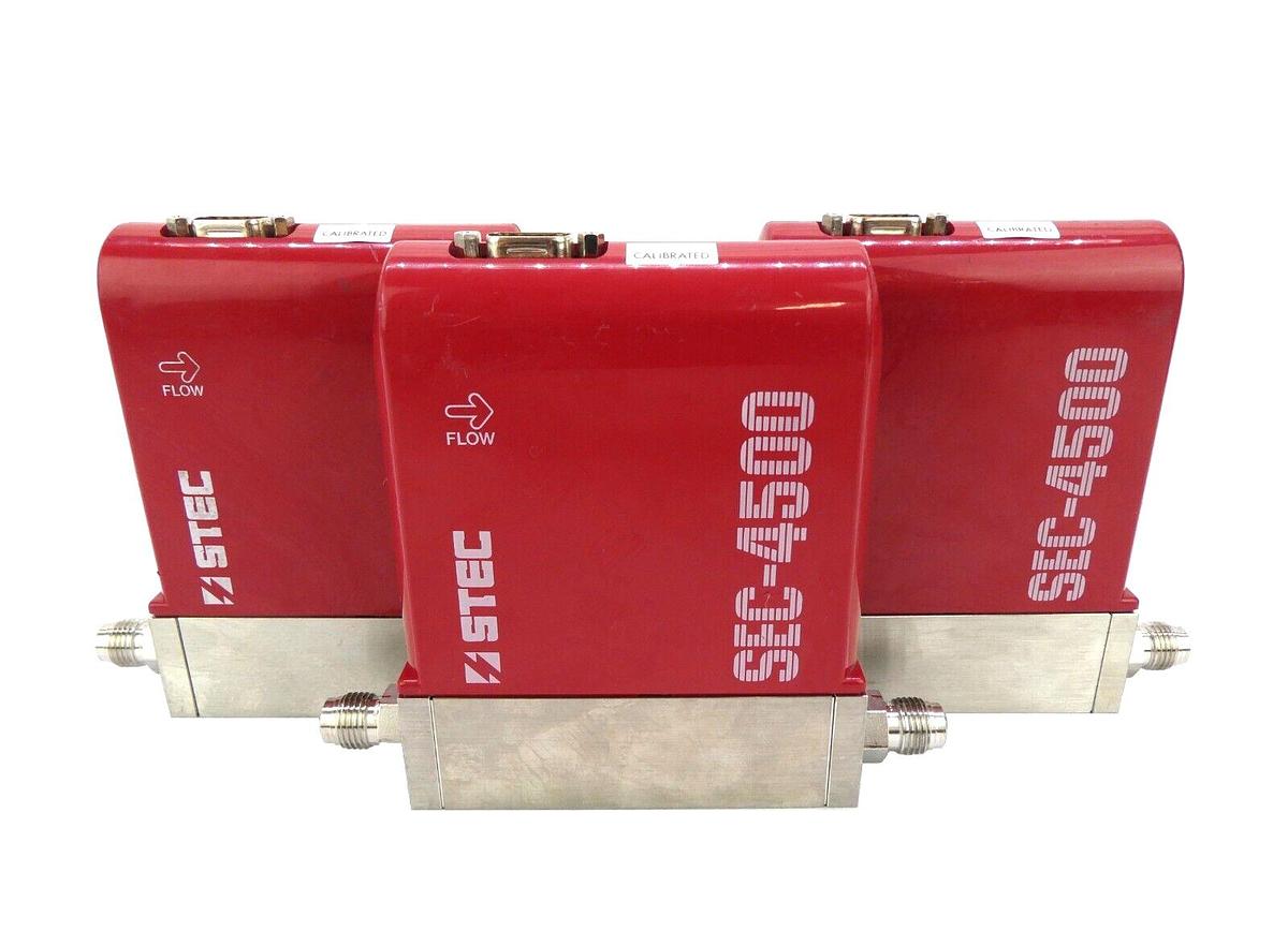 Used Horiba STEC SEC-4500M Mass Flow Controller SEC-4500 10 LM H2 Reseller Lot of 3