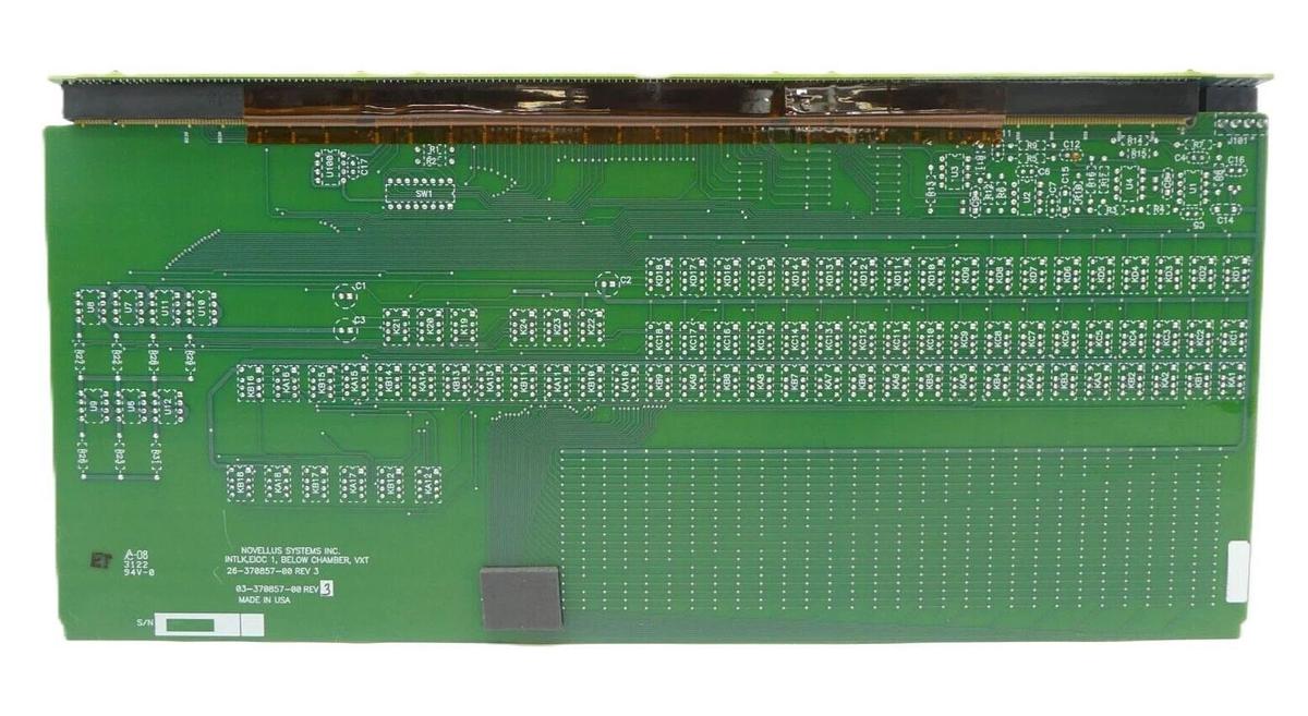 Used Novellus Systems 26-370857-00 Below Chamber Interlock PCB Assembly 26-429113-00