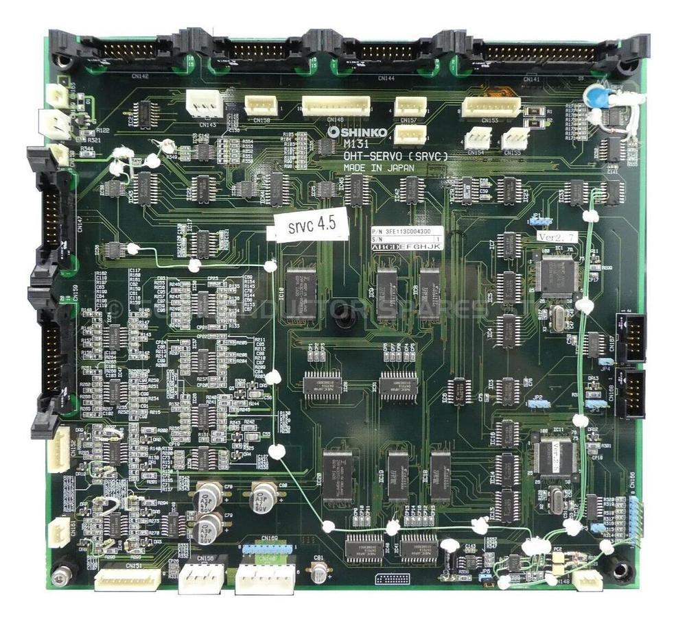 Used Shinko Electric 3FE113C004300 PCB OHT-SERVO (SRVC) M131 SRVC 4.5 Ver. 2,7 Spare