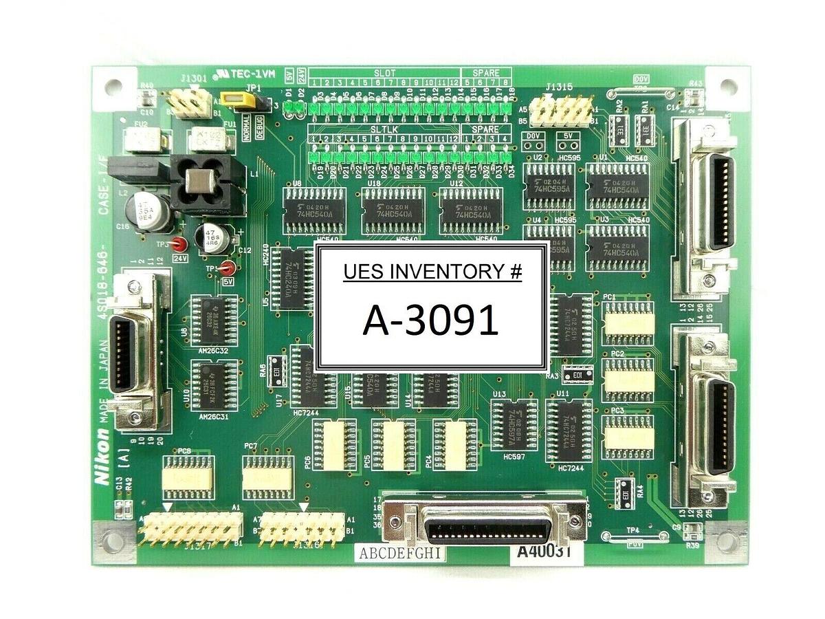 Used Nikon 4S018-646 Case I/F Interface Board PCB NSR System Working