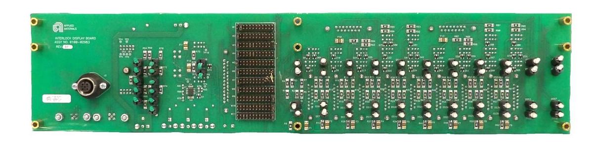 Used AMAT Applied Materials 0100-02983 Interlock Display Board PCB Working Surplus
