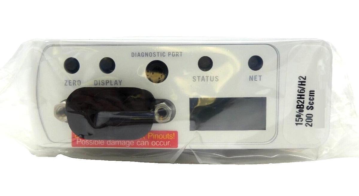 Brooks Instrument GF120X-100702 Mass Flow Controller MFC 200 SCCM 15%B2H6/H2 New