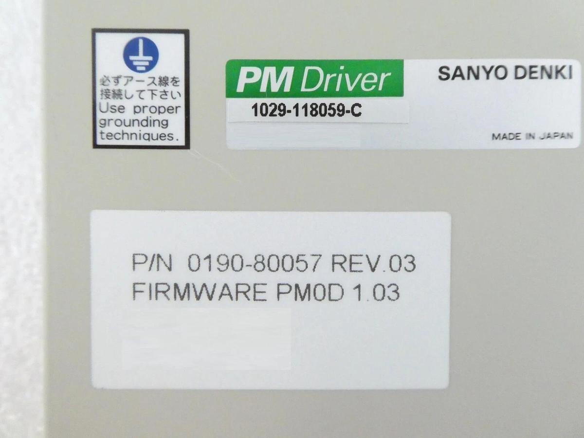 Used Sanyo Denki 1029-118059-C Servo Drive PM Driver Working Surplus