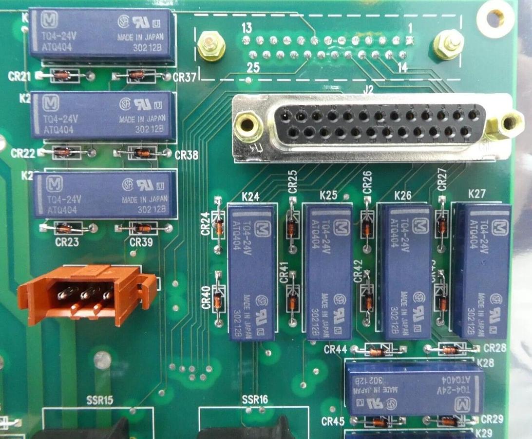 Used AMAT Applied Materials 0100-02411 Heated Lines Temperature Controller PCB Spare