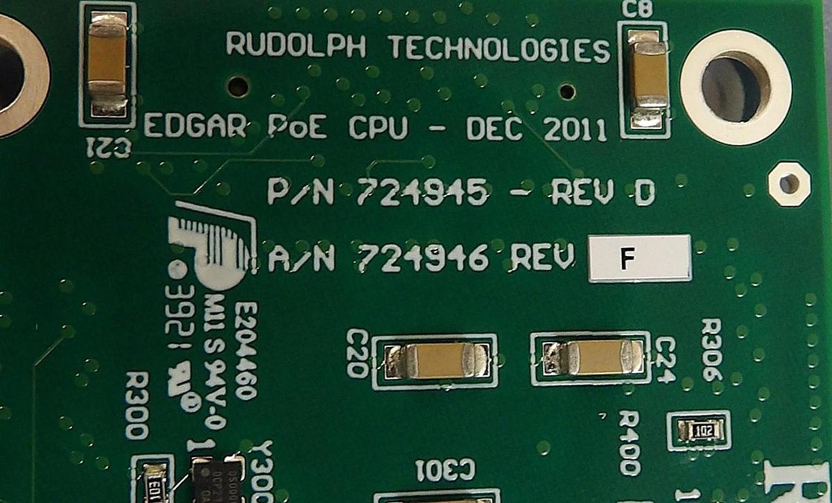 Rudolph Technologies 724945 Edgar PoE CPU PCB FFM Processor 729479 500687504 New