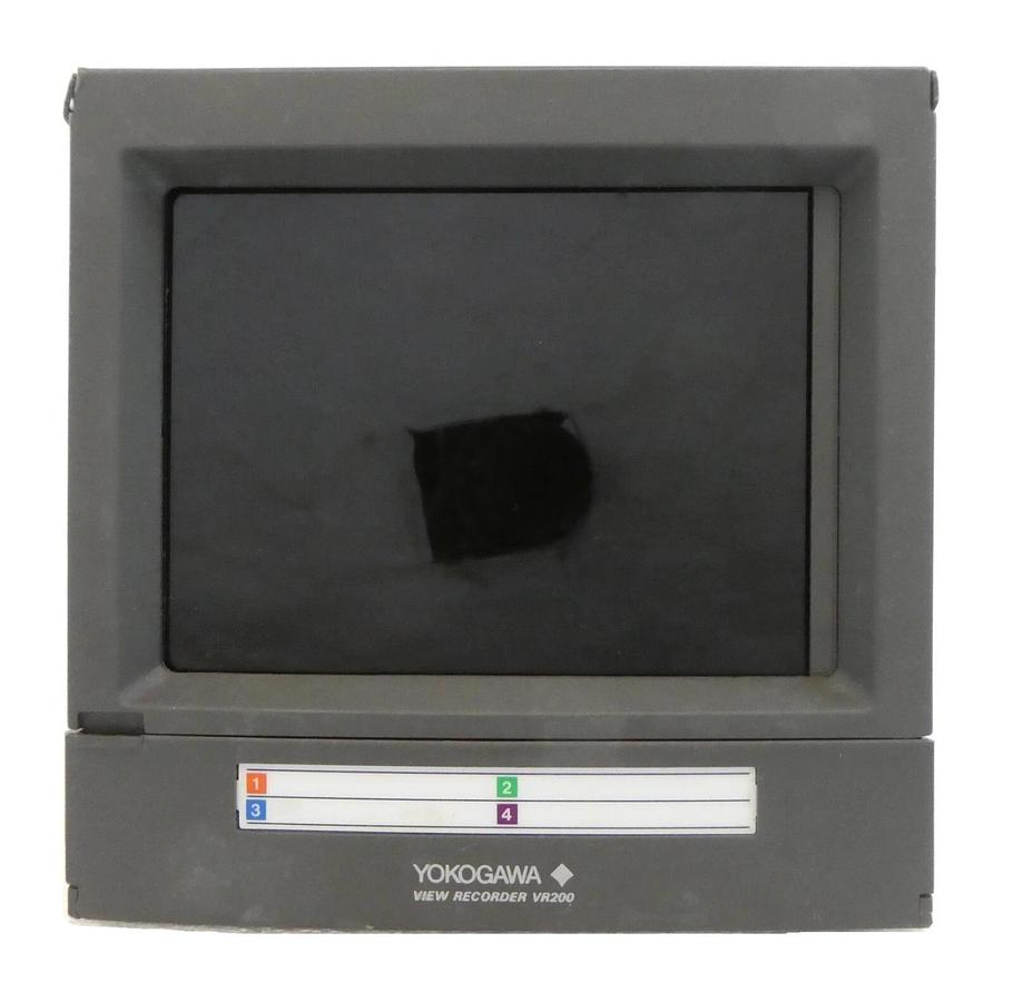 Used Yokogawa Electric VR200 Industrial Wide View Recorder Spare Surplus