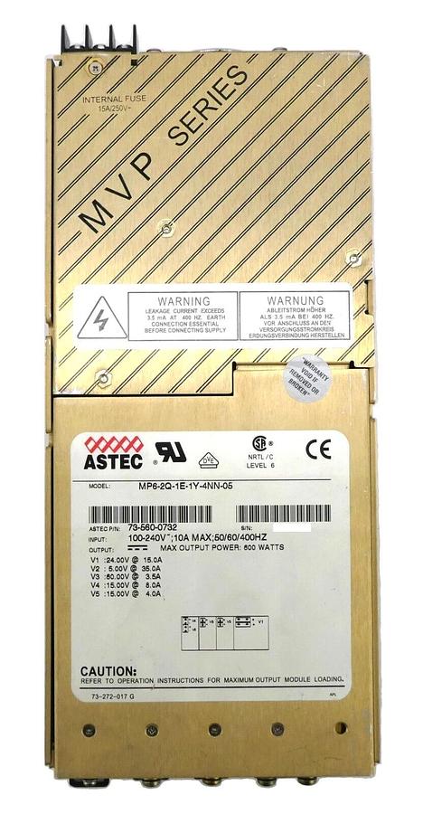 Used Astec 73-560-0732 Power Supply Module MP6-2Q-1E1Y-4NN-05 Working Surplus