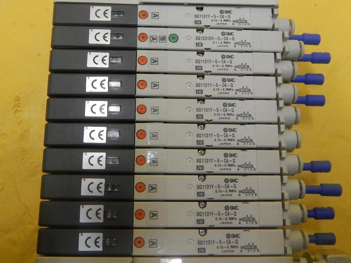 Used TEL Tokyo Electron CSV6 10-Port Manifold SMC SQ1131DY-5-C4-Q PR300Z Used Working