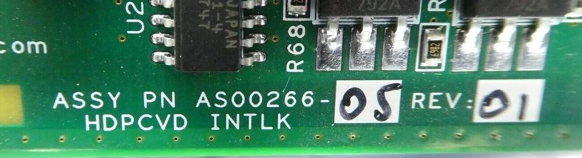 Used MKS Instruments AS01397-01 Sys/Dryer Interlock PCB Card AMAT 0090-05098 Working