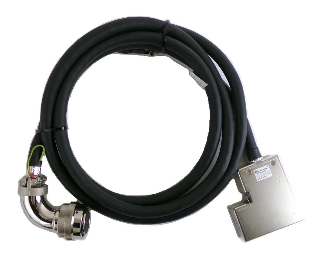 Used STP Edwards B750-30-050 Turbomolecular Pump Control Cable 3M Turbo Working