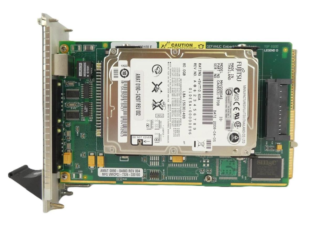 Used GE Fanuc VMICPCI-7326 SBC Single Board Computer AMAT 0190-24297 Rev. 002 Working