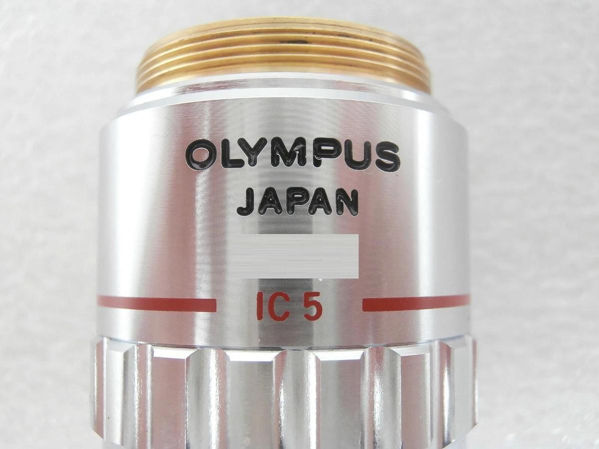 Used Olympus Microscopy NEO SPlan 5NIC 0.13 ∞/0 f=180 Microscope Objective Working