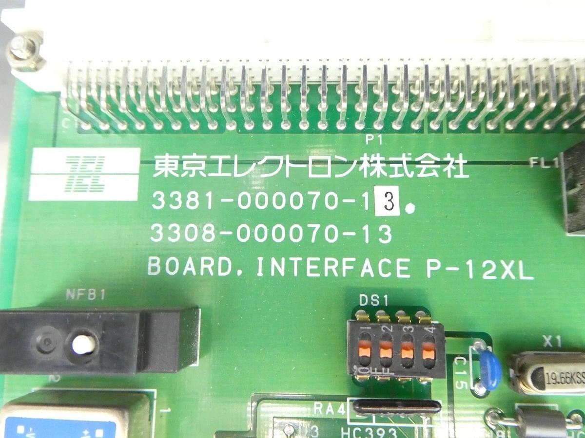 Used TEL Tokyo Electron 3381-000070-13 P-12XL Interface Board PCB Card Working