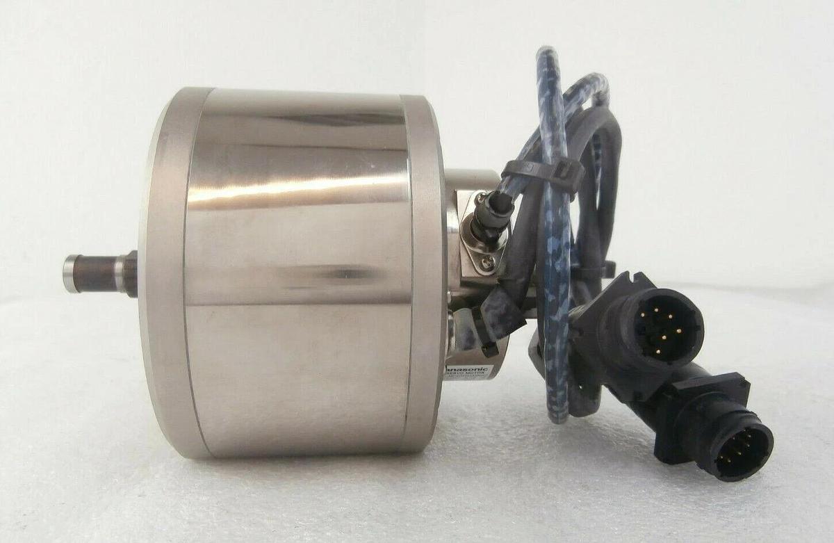 Used Panasonic MFA090HA5NSC AC Servo Motor TEL 5086-403306-12 Lithius COAT Working