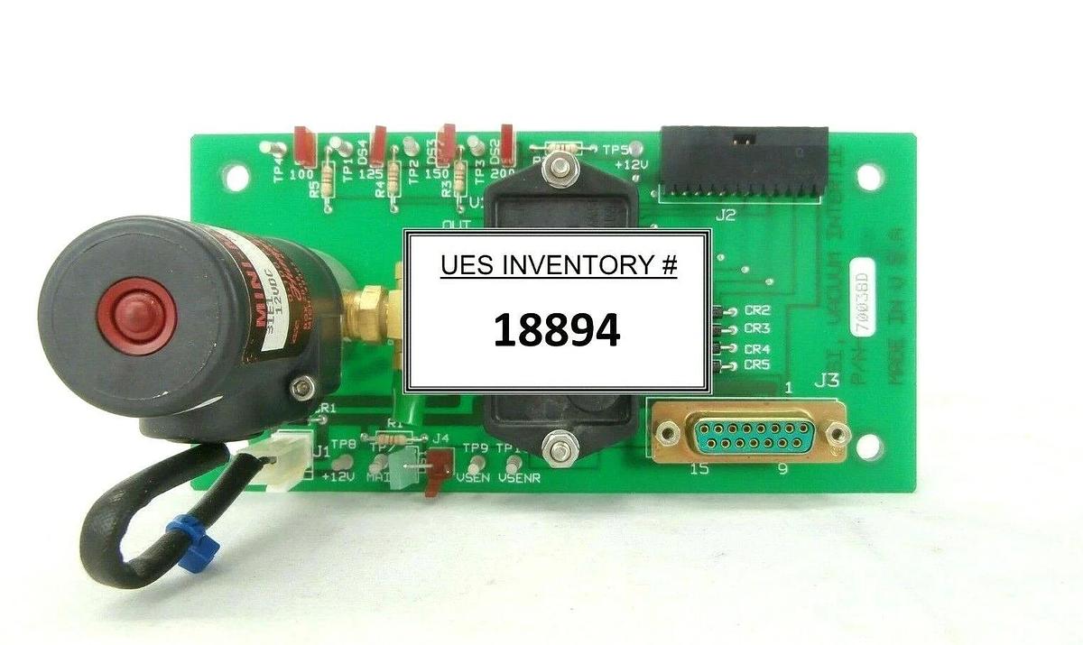 Used ESI Electro Scientific Industries 70038 Vacuum Intertie Board PCB 9250 Working