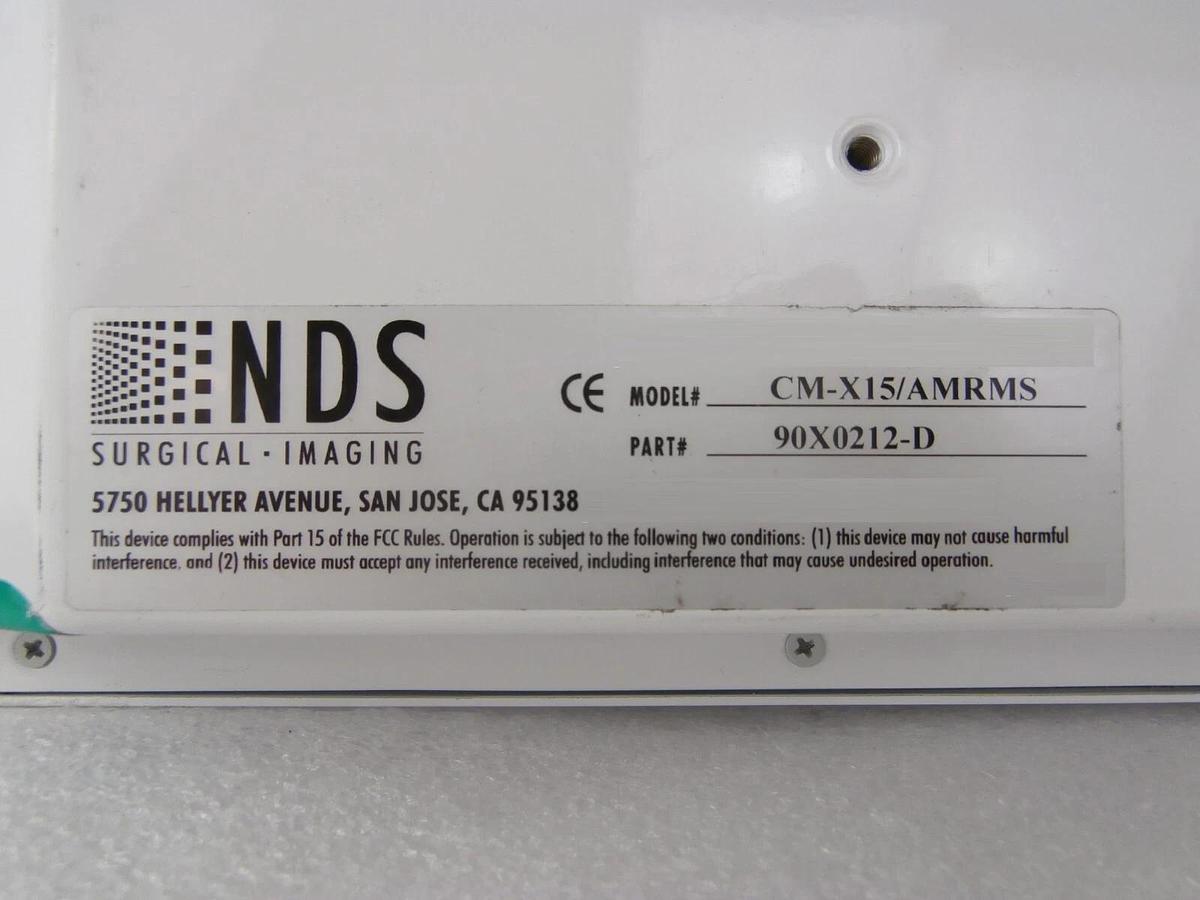Used National Display Systems 90X0212-D Touchscreen Monitor CM-X15/AMRMS AMAT Working