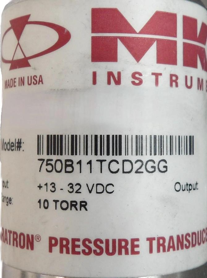 Used MKS Instruments 627A.1TAD-----S Baratron Assembly w/ 750B11TCD2GG Spare