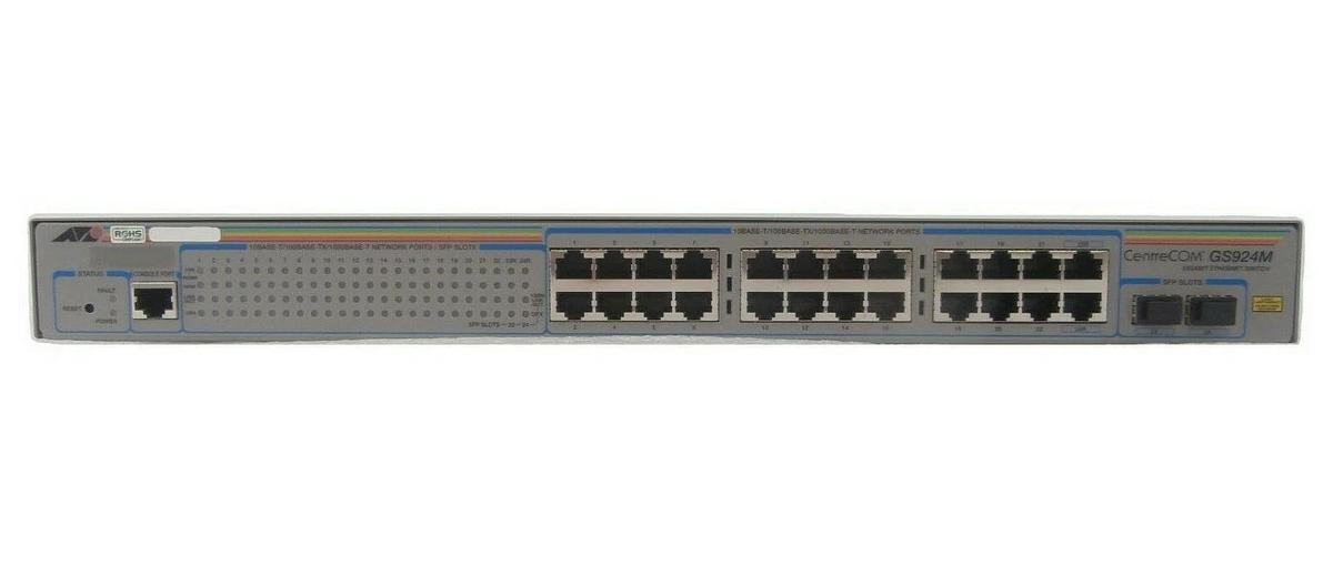 Used Allied Telesis CentreCOM GS924M GS900M Copper Series Advantest T2000 Working