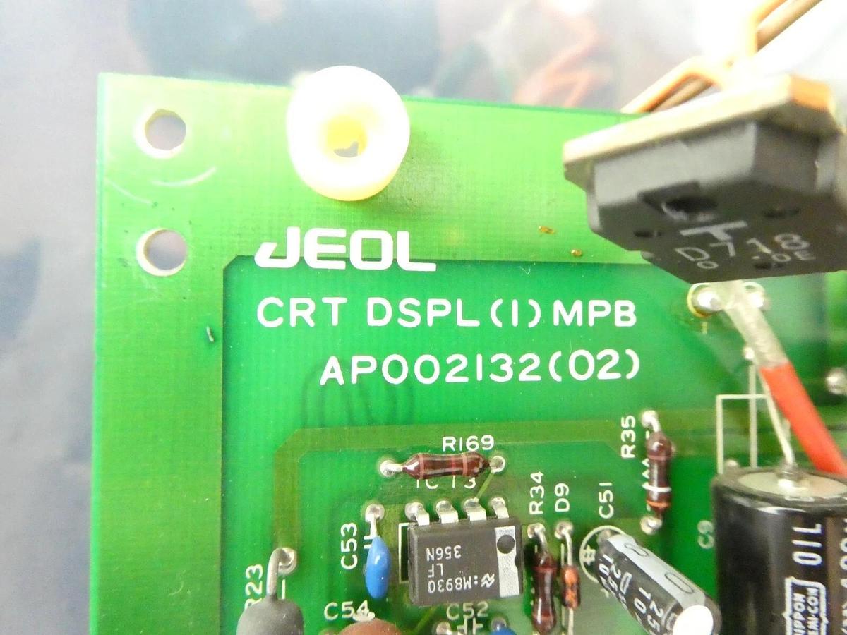 Used JEOL AP002132(02) CRT Display PCB DSPL(1)MPB JSM-6400F SEM Working Surplus