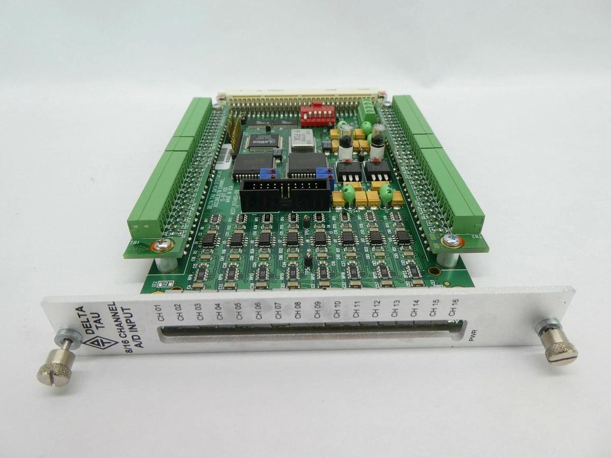 Used Delta Tau 603483-105 8/16 Channel A/D Input PCB Card ACC36E AMAT Working Surplus
