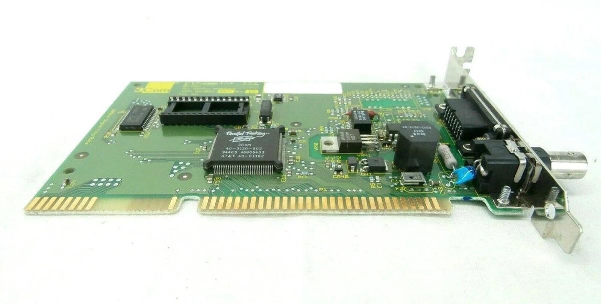 Used 3Com 03-0021-100 EtherLink III Adapter Board PCB Card Clusterlock 7000 Spare