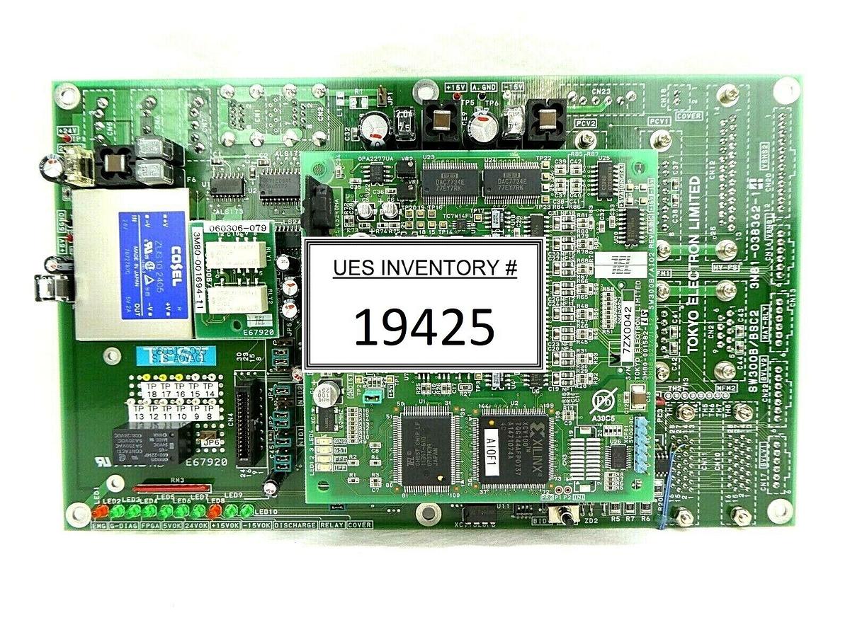 Used TEL Tokyo Electron 3M81-038362-14 Board PCB SW300B/BSC2 Trias System Working