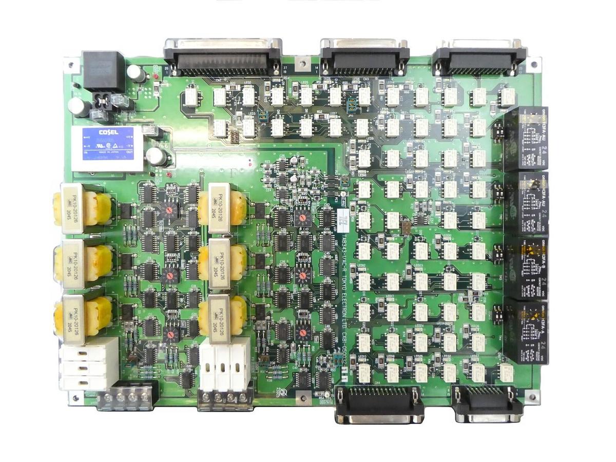 Used TEL Tokyo Electron CX81-050032-11 Interface Board PCB TAB343-1/AC-R Working