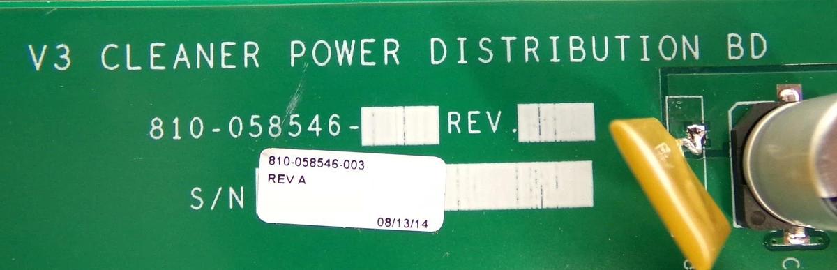 Used Lam Research 810-058546-003 V3 Cleaner Power Distribution PCB Assembly Working