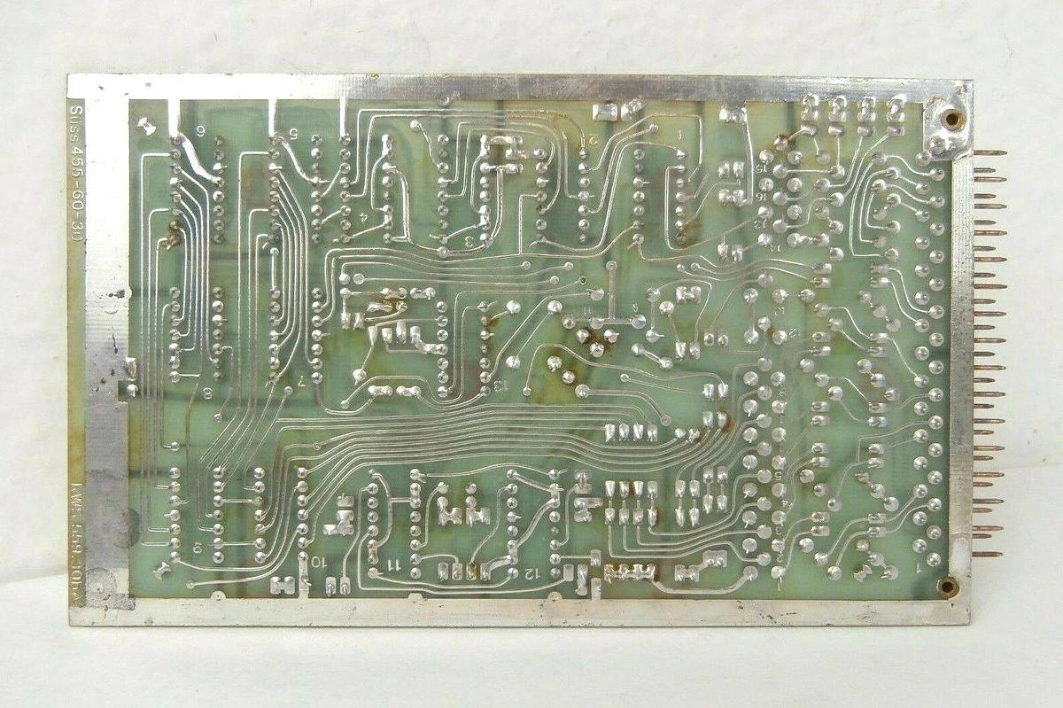 Used Karl Suss 455-60-30 PCB Card 559.30bA MJB 55 Wafer Mask Aligner Working Surplus