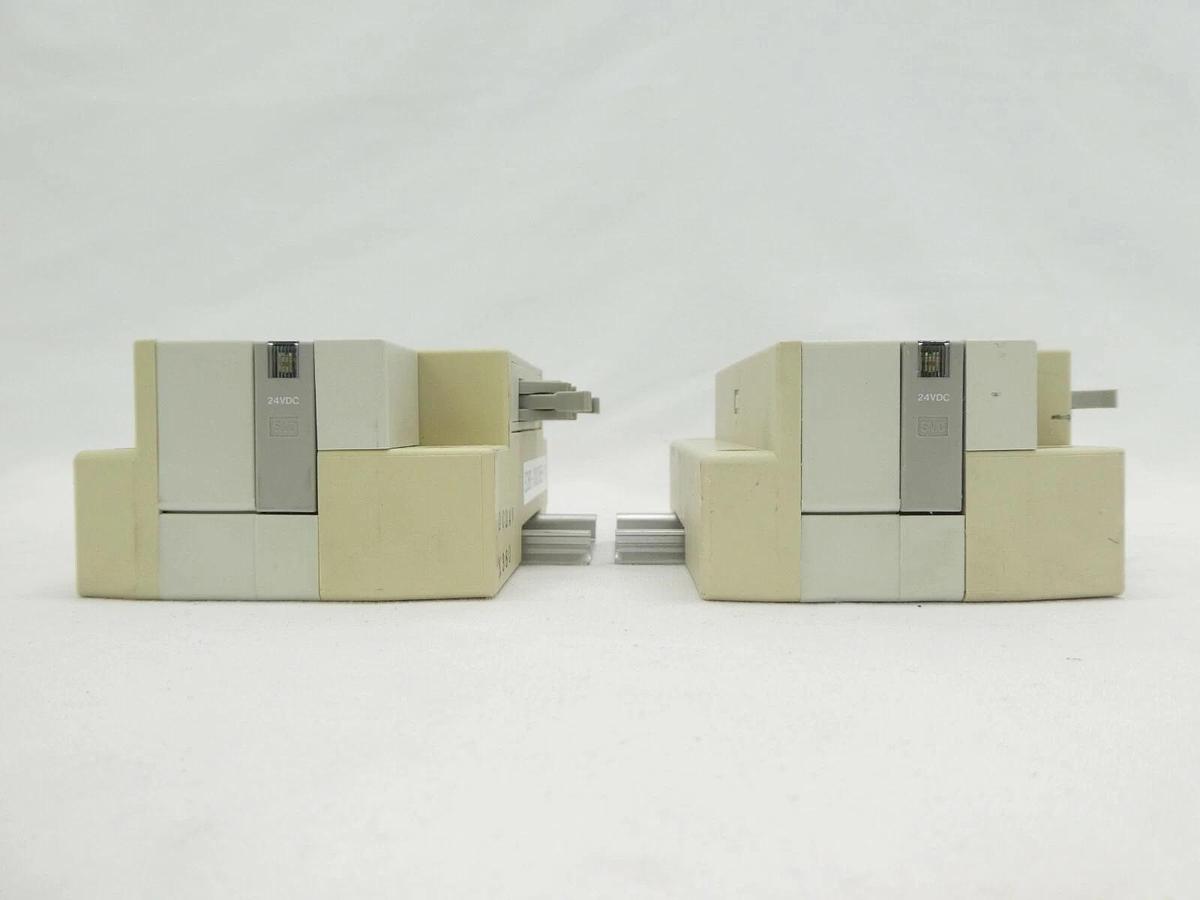 Used SMC 1-Port Pneumatic Manifold TEL Tokyo Electron 3D80-000055-V1 Lot of 2 Working