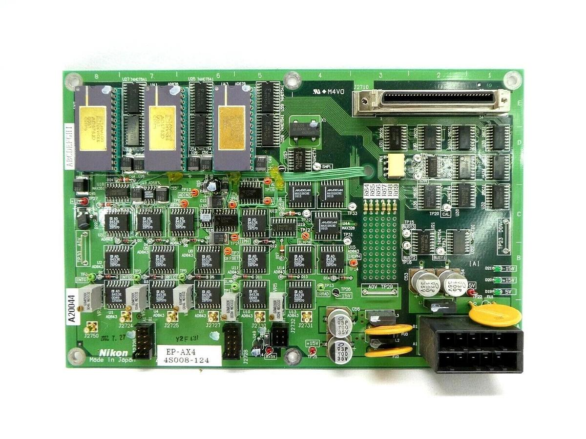 Used Nikon 4S008-124 Analog to Digital PCB EP-AX4 NSR Series Working Surplus
