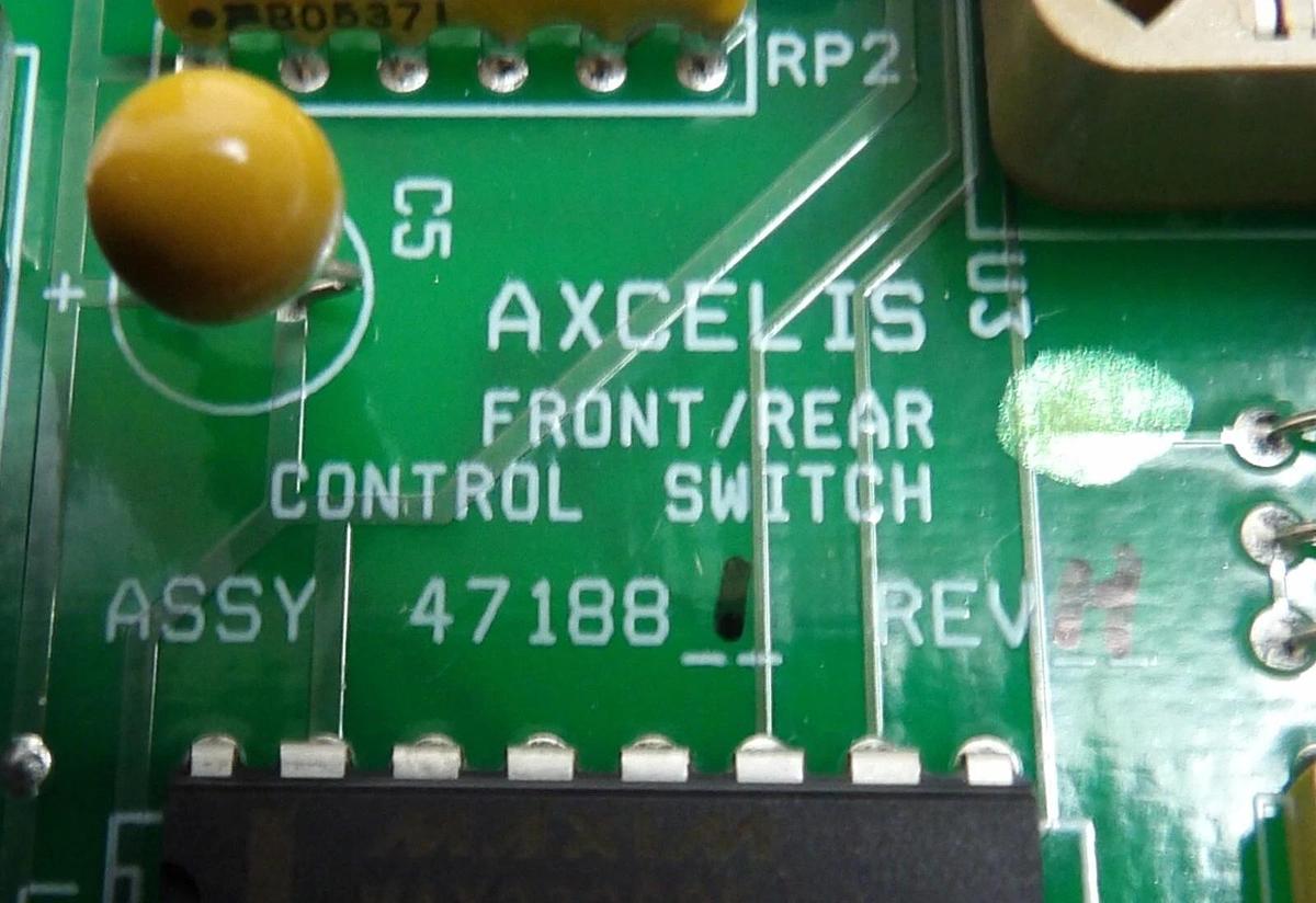 Used Axcelis Technologies 471881 Front/Rear Control Switch Board PCB New Surplus