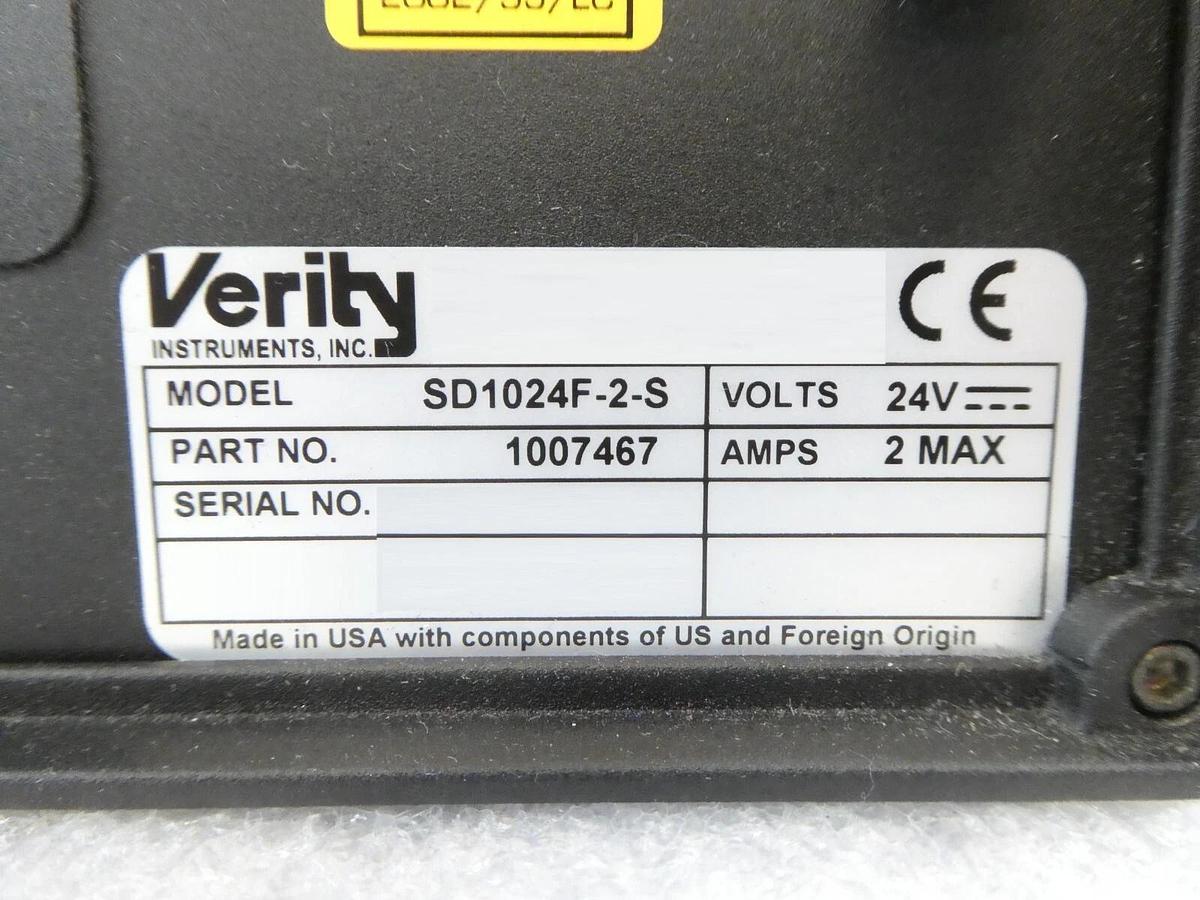 Used Verity Instruments 1007467 Spectrograph SD1024F-2-S AMAT 0190-28658 Working