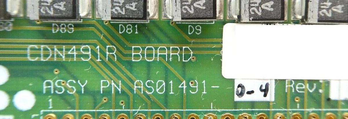 Used MKS Instruments AS01491-0-4 DeviceNet PCB Card CDN491R AMAT Working Surplus