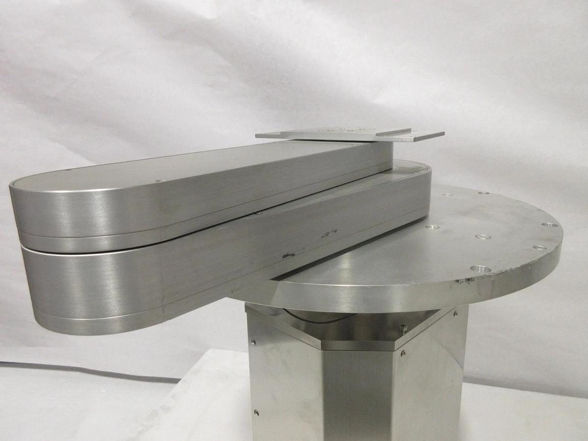 Used Hitachi CR-712V Wafer Handling Clean Robot No End Effector Sanki M-712E Working
