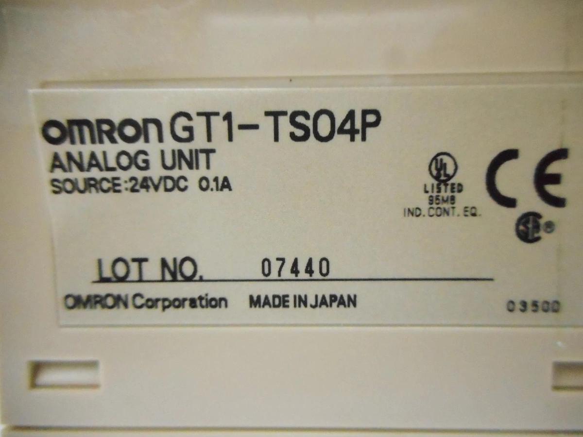 Used Omron GT1-TS04P Analog Unit PLC Module Reseller Lot of 4 Used Working