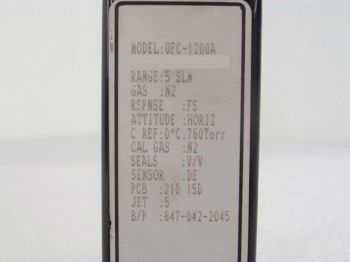 Used UNIT Instruments UFC-1200A Mass Flow Controller MFC Balzers 847-042-2045 Working