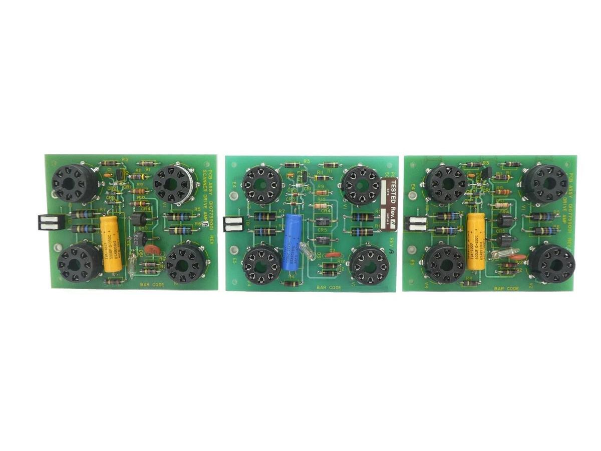 Used Varian Semiconductor VSEA D107739001 Scanner Drive Amp PCB Rev. A Lot of 3 Spare