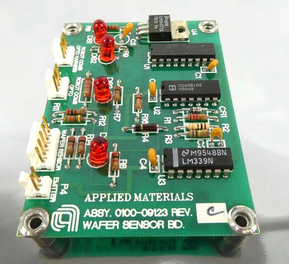 Used AMAT Applied Materials 0100-09123 Wafer Sensor PCB P5000 Precision 5000 Working