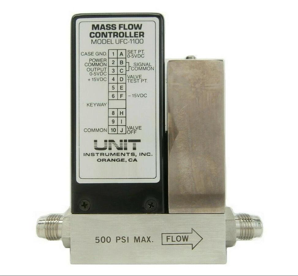 Used UNIT Instruments UFC-1100 Mass Flow Controller MFC AMAT 3030-01058 Working Spare