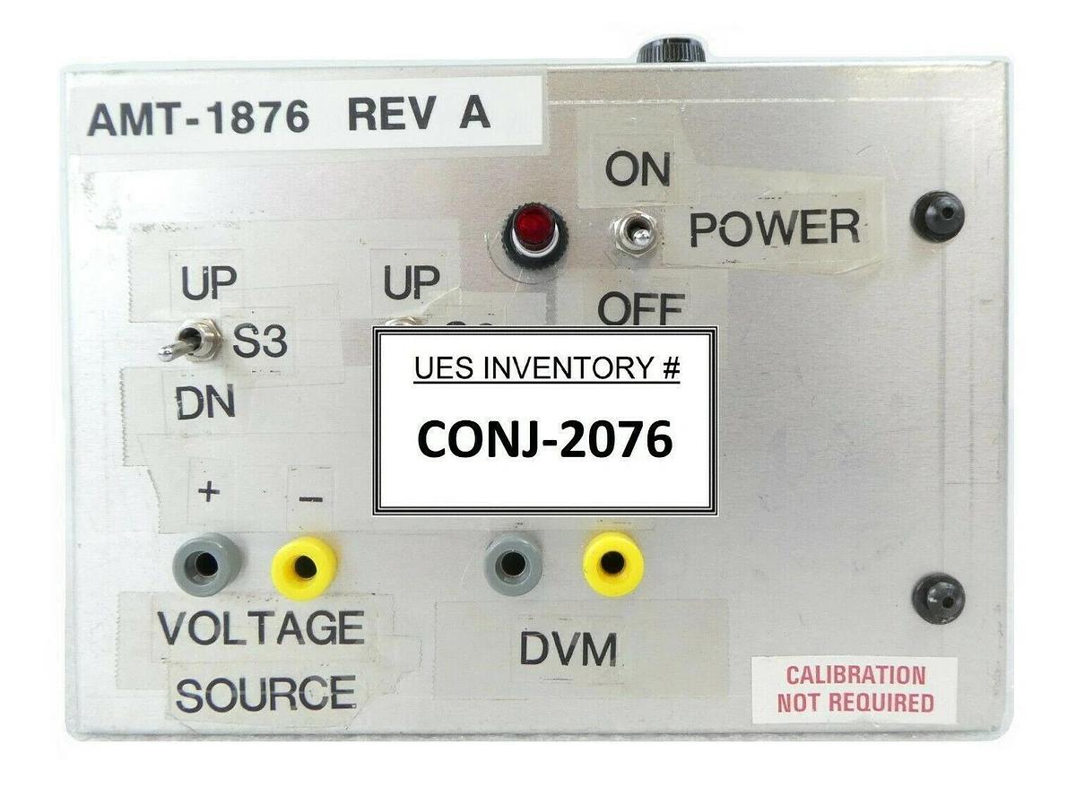 Used Varian Ion Implant Systems AMT-1876 Voltage Source/DVM Remote Control Working