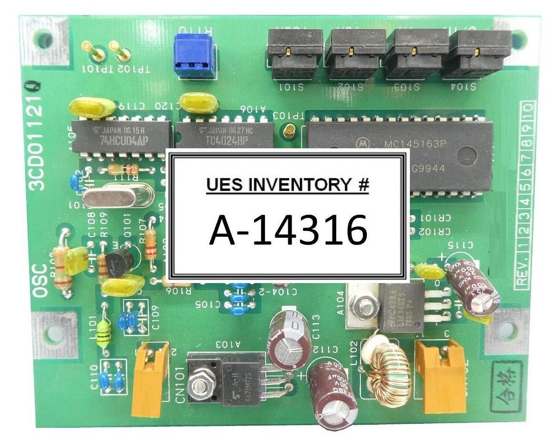 Used Hitachi Kokusai Denki 3CD011210 Adjustment Board PCB OSC Mikro Sonic Working