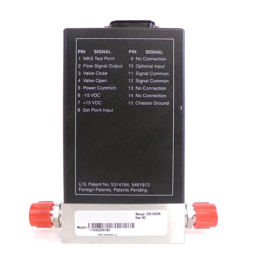 Used MKS Instruments 1179A22CR1BV Mass Flow Controller AMAT 3030-09623 Lot 2 Working