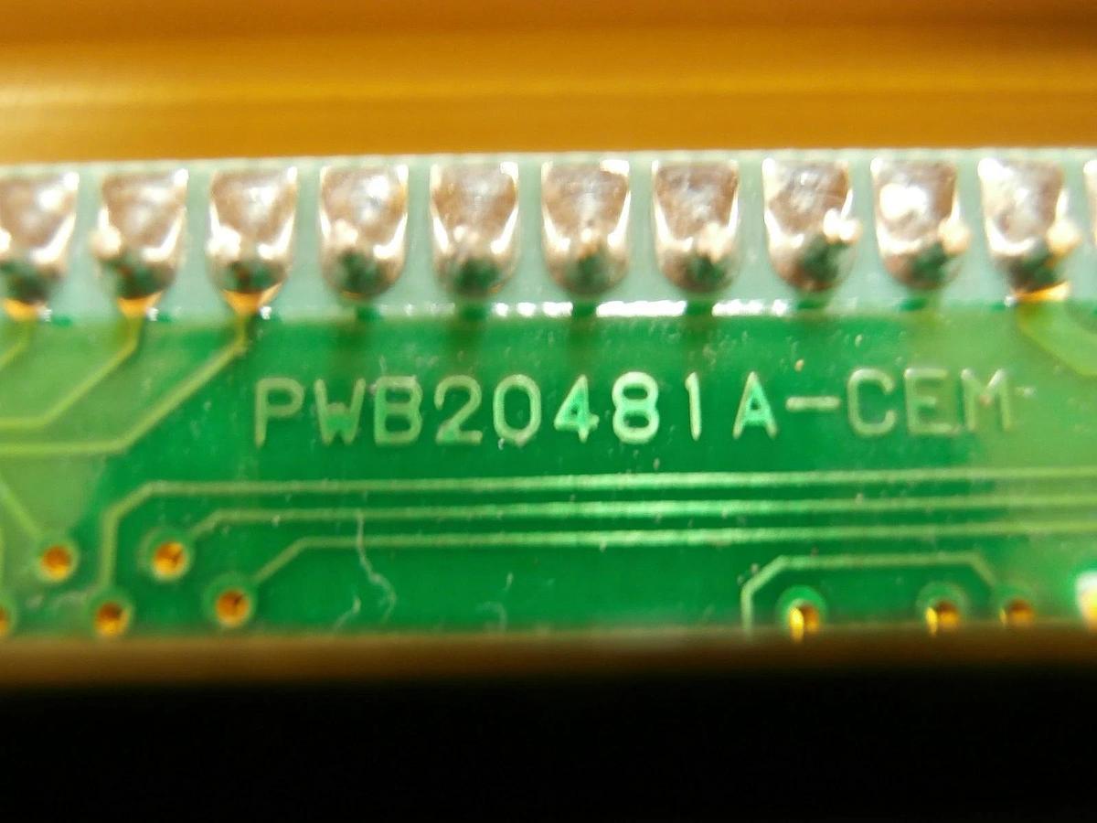 Used Optrex 20481A-CEM LCD Screen PCB Generator Display Panel ETO 2580190-H Used