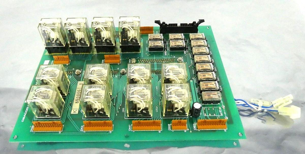 Used Osacom E1615J Releay Board PCB Varian Semiconductor VSEA V82-810024 Working