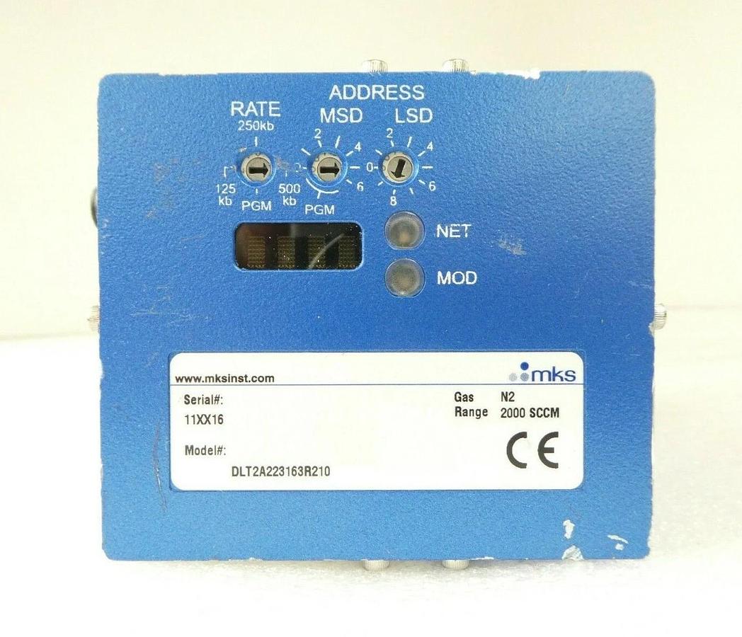 Used MKS Instruments DLT2A223163R210 Flow Ratio Controller DELTA II Working Surplus