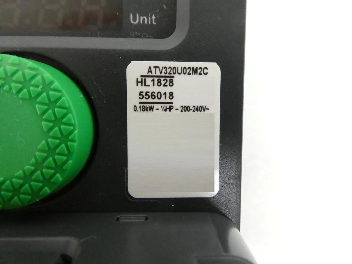 Used Schneider Electric ATV320U02M2C VFD Frequency Drive Altivar 320 VW3A3600 Working